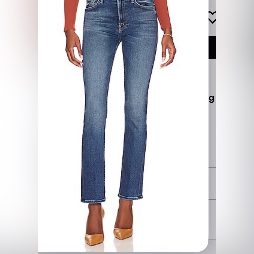 MOTHER Light Blue Straight Leg Jeans